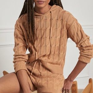 Anthropologie Cable-Knit Sweater Set